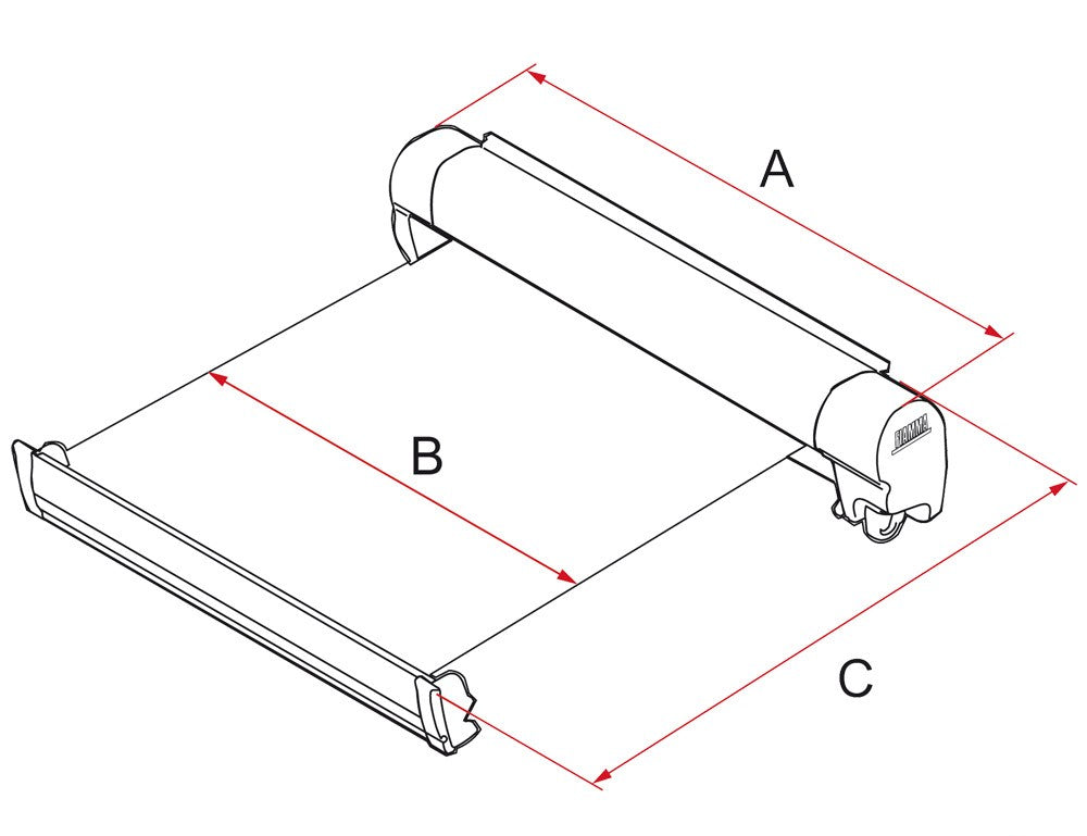 Markise Fiamma F45S 4m