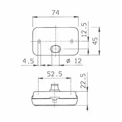 Markeringslys Jokon hvit