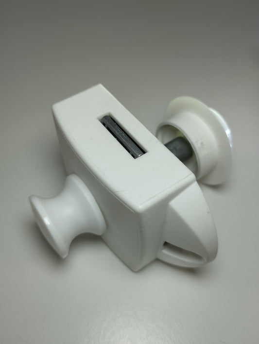 Lås toalettrom hvit