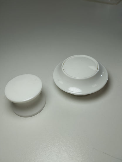 Grep til lås toalettrom, hvit